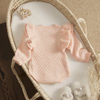 Knit Ruffle Sweater Onesie