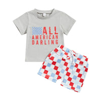 All American Checkered Set - The Ollie Bee