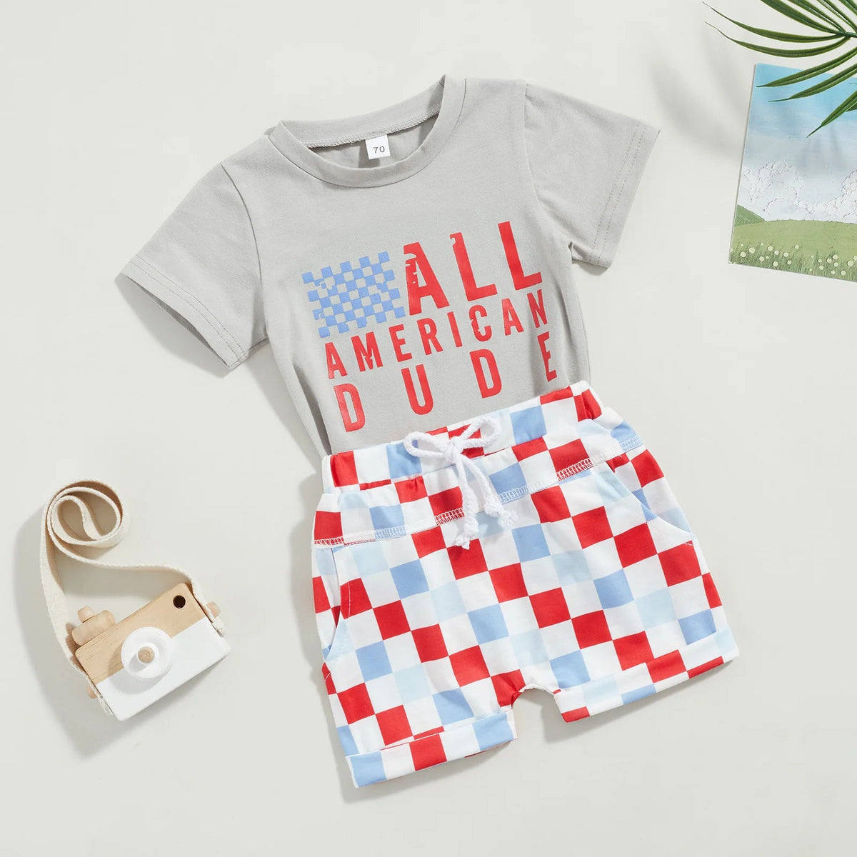 All American Checkered Set - The Ollie Bee