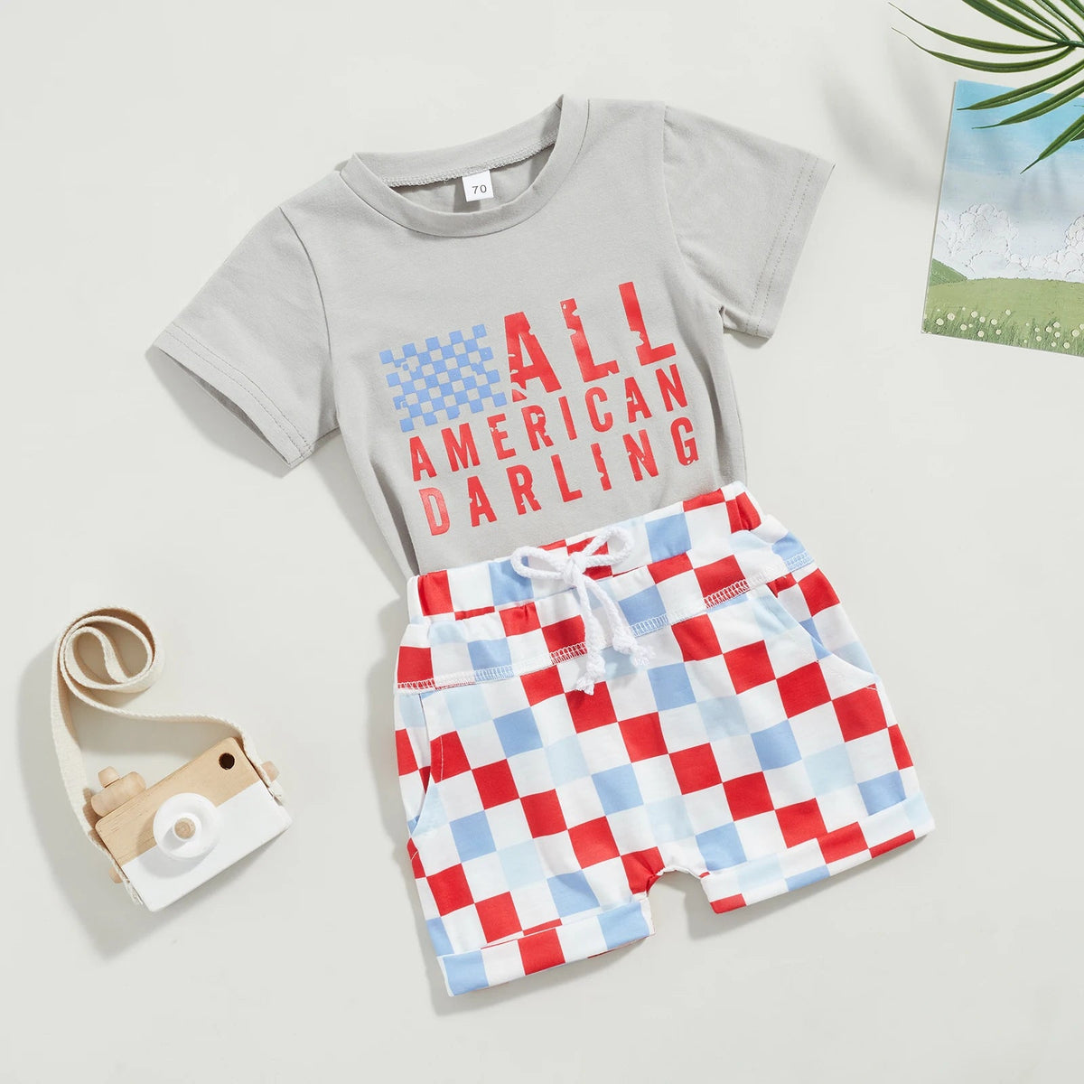 All American Checkered Set - The Ollie Bee