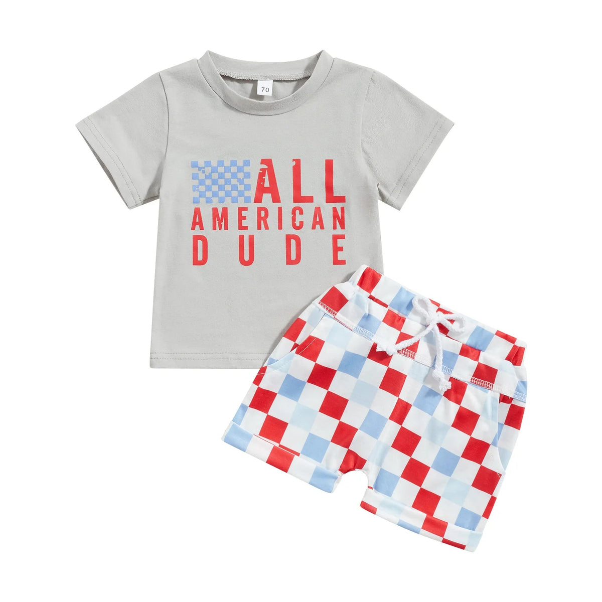 All American Checkered Set - The Ollie Bee