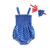 American Stars Onesie and Bow - The Ollie Bee