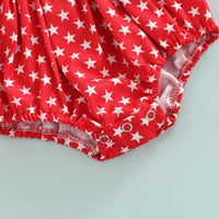American Stars Onesie and Bow - The Ollie Bee