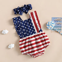 Back Bow American Onesie - The Ollie Bee