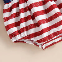 Back Bow American Onesie - The Ollie Bee