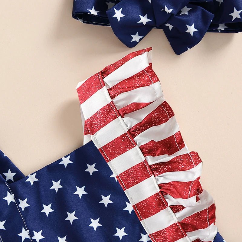 Back Bow American Onesie - The Ollie Bee