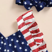Back Bow American Onesie - The Ollie Bee
