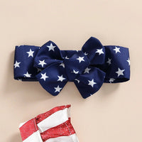 Back Bow American Onesie - The Ollie Bee
