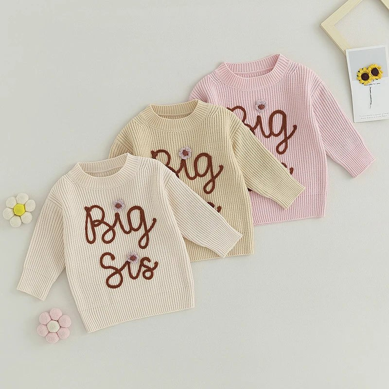 Big Sis Knit Sweater - The Ollie Bee