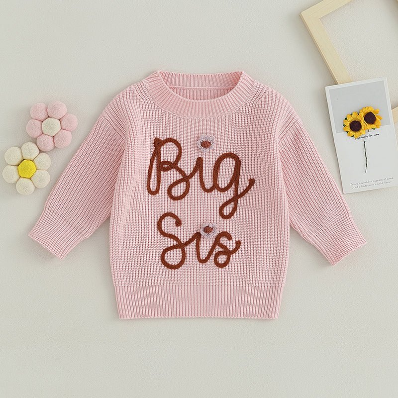 Big Sis Knit Sweater - The Ollie Bee