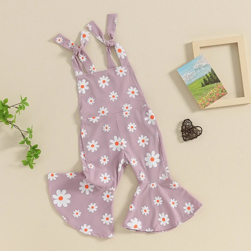 Daisy Bell-Bottom Jumpsuit - The Ollie Bee