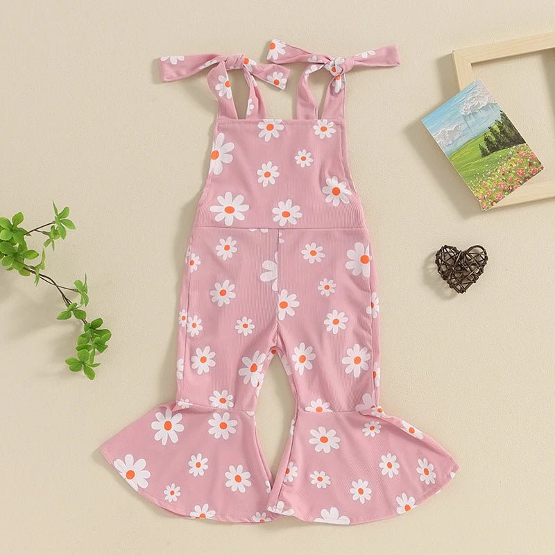 Daisy Bell-Bottom Jumpsuit - The Ollie Bee