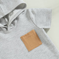 Hooded Pocket Tee Set - The Ollie Bee