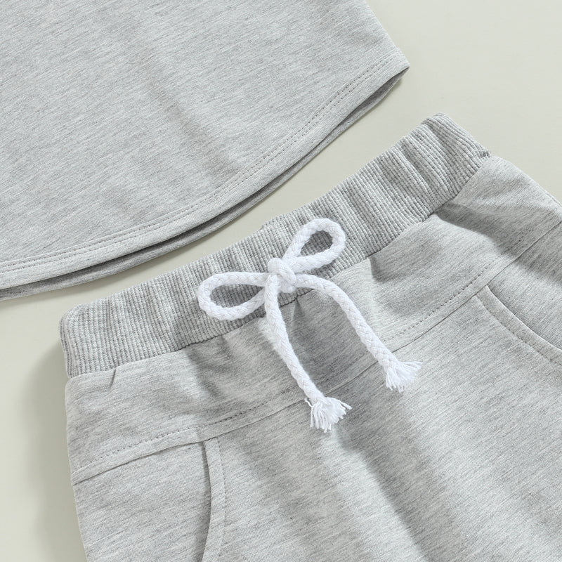 Hooded Pocket Tee Set - The Ollie Bee