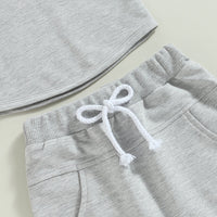Hooded Pocket Tee Set - The Ollie Bee