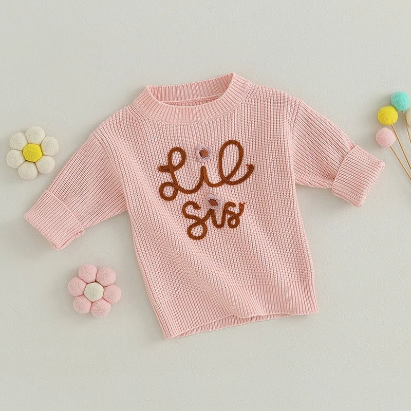 Lil Sis Knit Sweater - The Ollie Bee