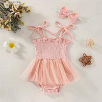 Muslin Tulle Onesie and Headband - The Ollie Bee
