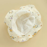 Neutral Florals Onesie Dress & Sunhat - The Ollie Bee