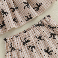 Polka Dot Bows Peplum Set - The Ollie Bee