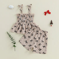 Polka Dot Bows Peplum Set - The Ollie Bee