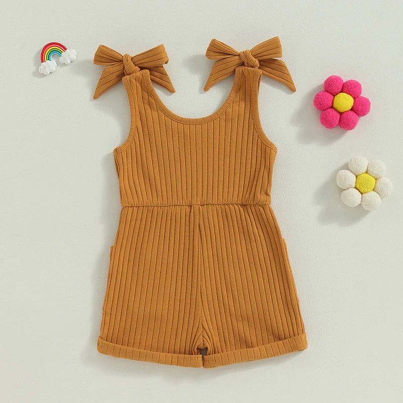 Ribbed Romper - The Ollie Bee