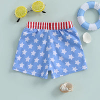 Stars and Stripes Swim Trunks - The Ollie Bee