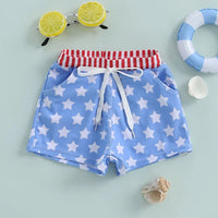Stars and Stripes Swim Trunks - The Ollie Bee