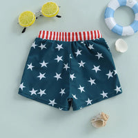 Stars and Stripes Swim Trunks - The Ollie Bee