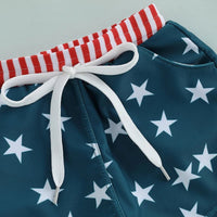 Stars and Stripes Swim Trunks - The Ollie Bee