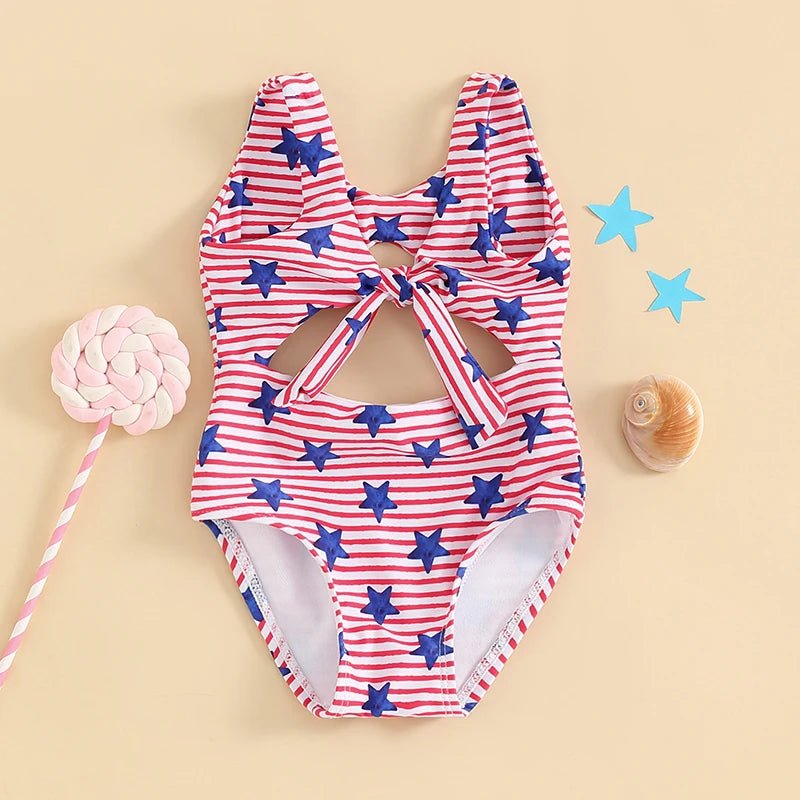 Stars and Stripes Swimsuit - The Ollie Bee