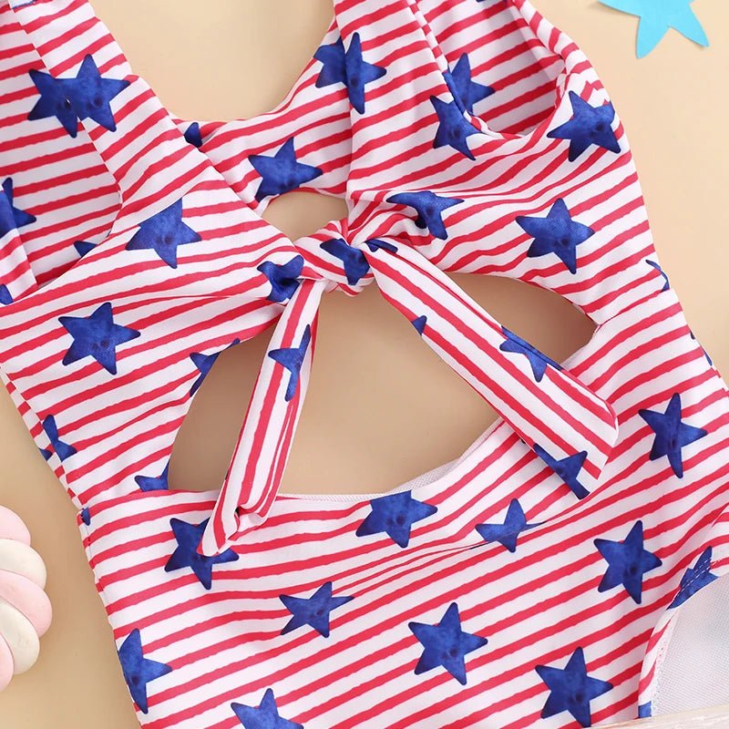 Stars and Stripes Swimsuit - The Ollie Bee