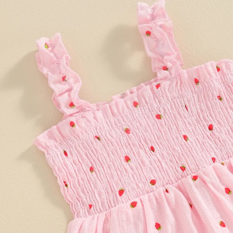 Strawberry Shortcake Onesie and Headband - The Ollie Bee