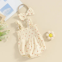 Strawberry Shortcake Onesie and Headband - The Ollie Bee