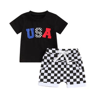 USA Checkered Set - The Ollie Bee