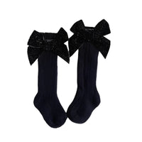 Velvet Sparkle Knee High Socks - The Ollie Bee