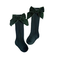Velvet Sparkle Knee High Socks - The Ollie Bee