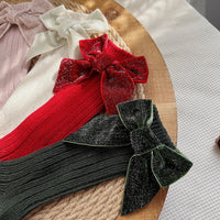 Velvet Sparkle Knee High Socks - The Ollie Bee