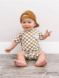 Checkerboard Smiley Set - The Ollie Bee