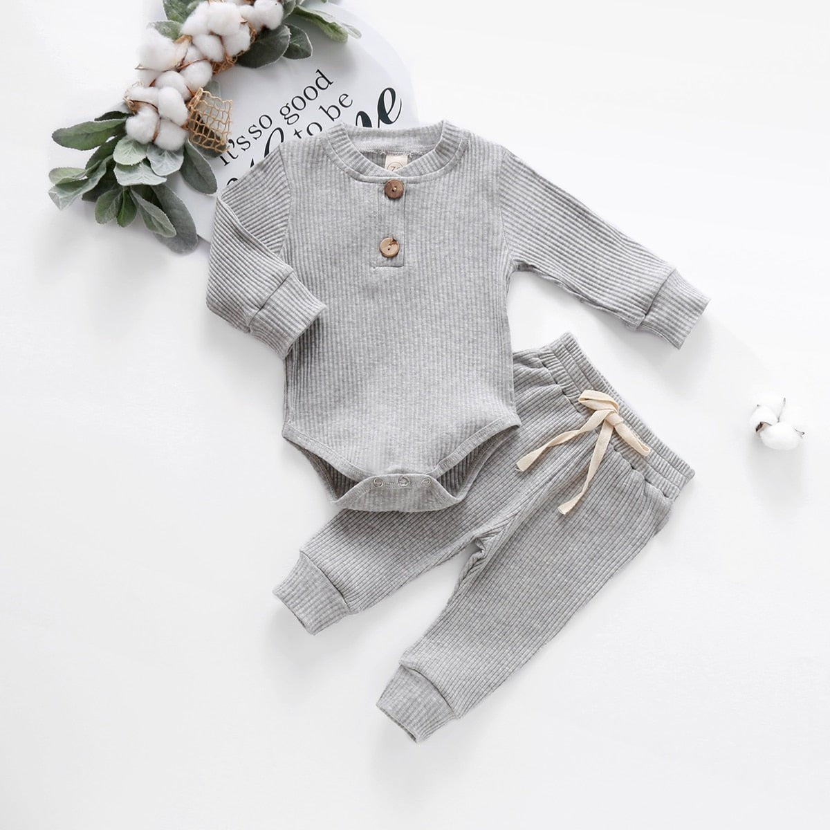 Cozy Ribbed Set - The Ollie Bee