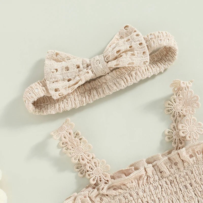 Crochet Onesie and Headband - The Ollie Bee