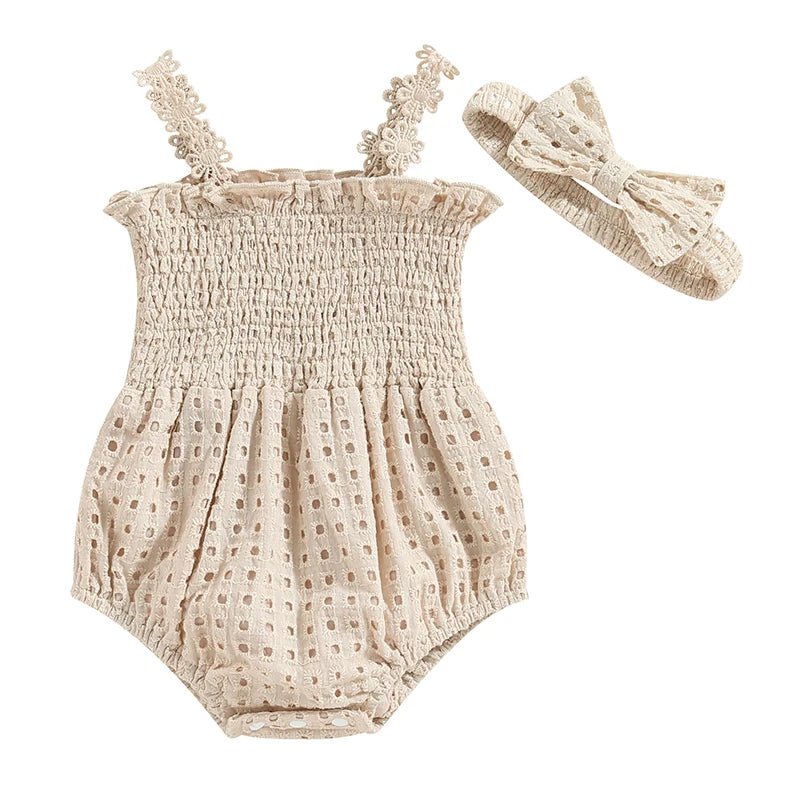 Crochet Onesie and Headband - The Ollie Bee