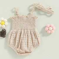 Crochet Onesie and Headband - The Ollie Bee