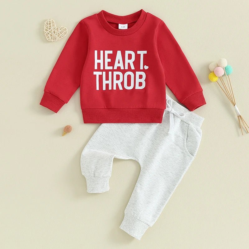 Heart Throb Sweatsuit - The Ollie Bee
