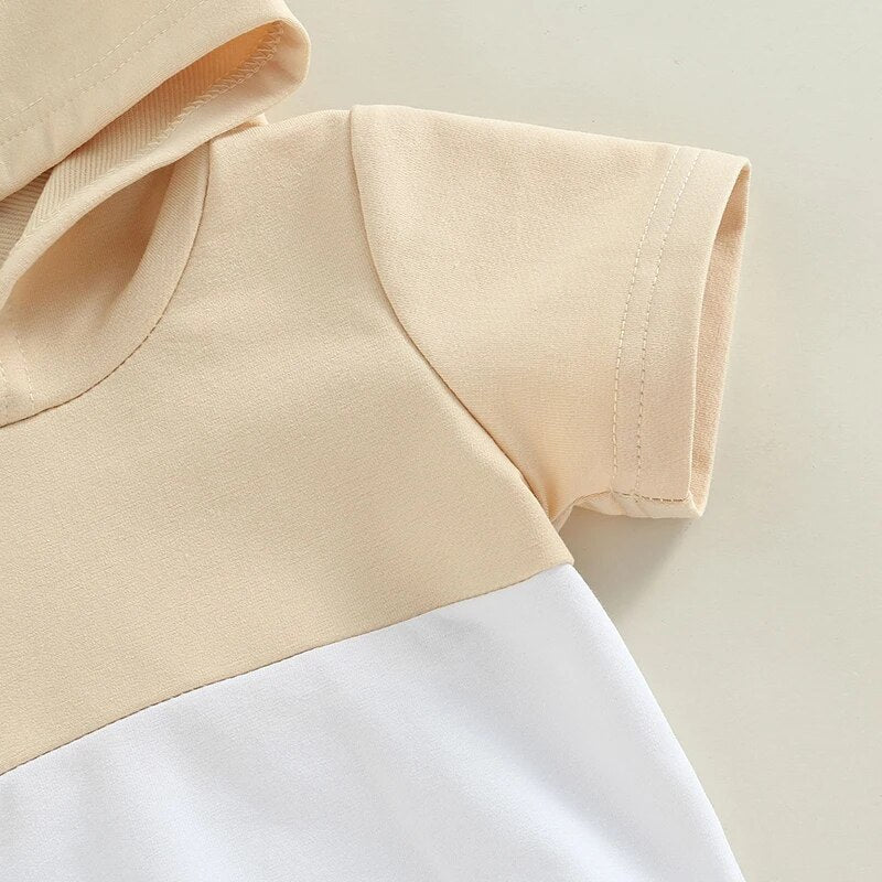Hooded Two Tone Set - The Ollie Bee