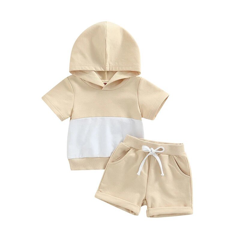 Hooded Two Tone Set - The Ollie Bee