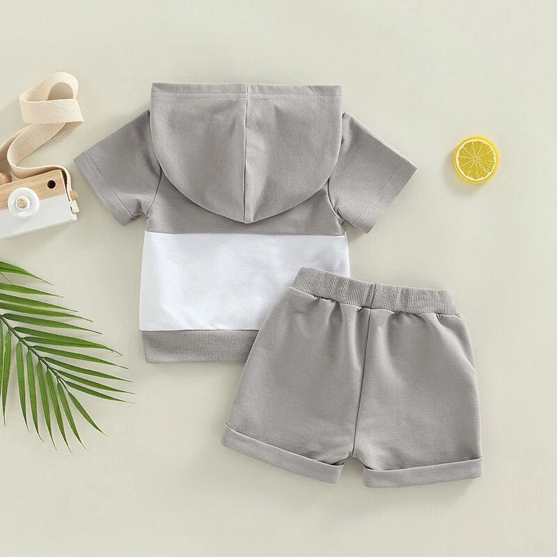 Hooded Two Tone Set - The Ollie Bee