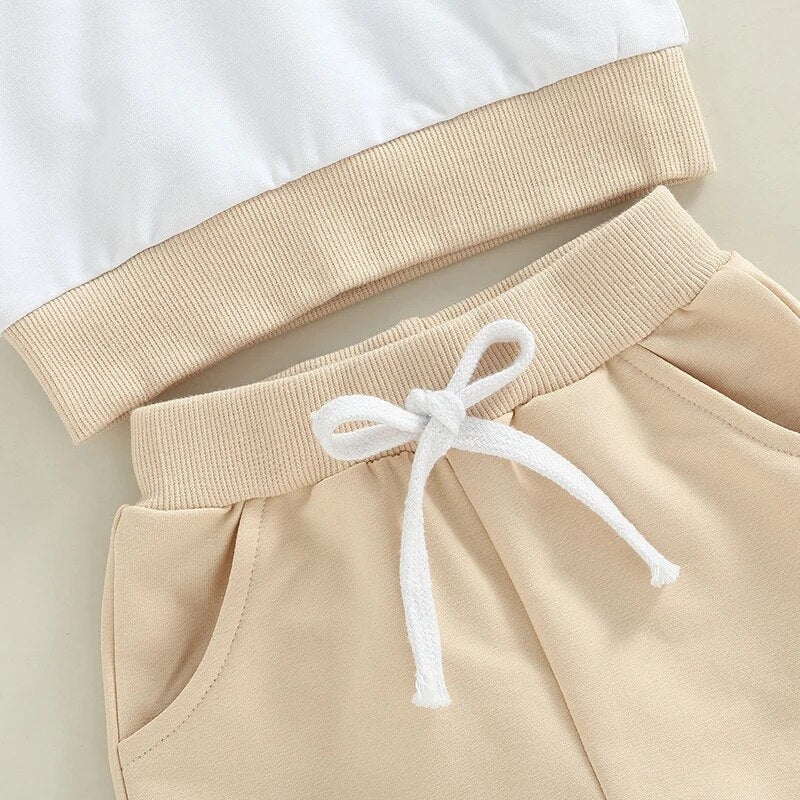 Hooded Two Tone Set - The Ollie Bee