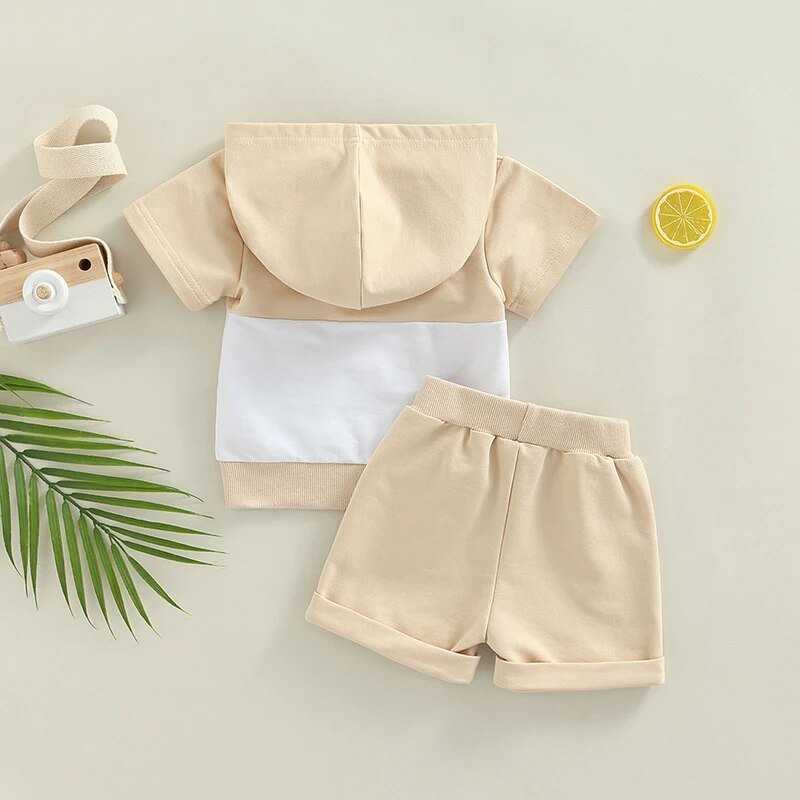 Hooded Two Tone Set - The Ollie Bee