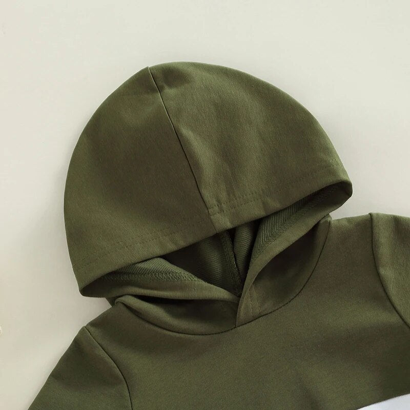 Hooded Two Tone Set - The Ollie Bee
