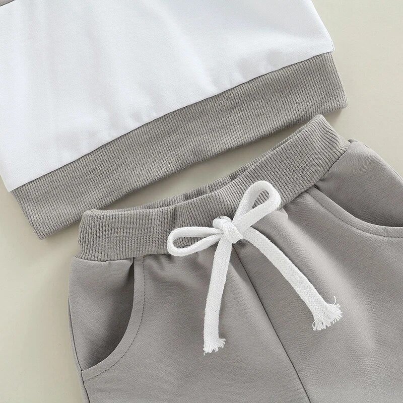 Hooded Two Tone Set - The Ollie Bee